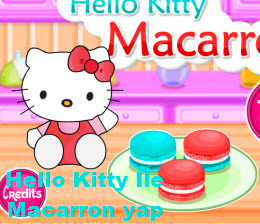 Hello Kitty İle  Macarron yap