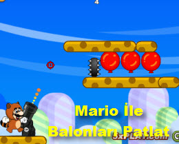 Mario İle Balonları Patlat