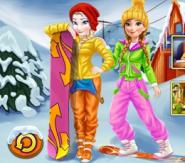 Kayakçı Anna Ve Elsa