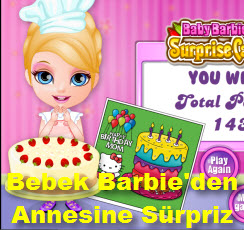 Bebek Barbie'den Annesine Sürpriz