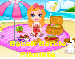 Bebek Barbie Piknikte