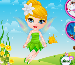 Bebek Barbie Tinkerbell Oluyor