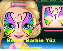 Bebek Barbie Yüz Boyama