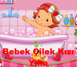 Bebek Çilek Kızı Yıka