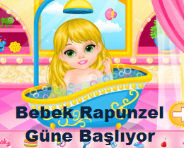 Bebek Rapunzel Güne Başlıyor