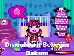 Draculaura Bebeğin Bakımı