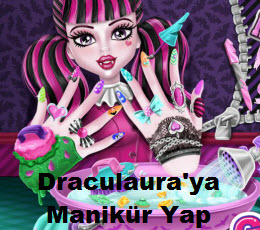 Draculaura'ya Manikür Yap