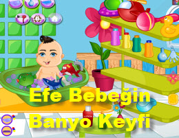 Efe Bebeğin  Banyo Keyfi