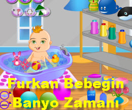 Furkan Bebeğin Banyo Zamanı