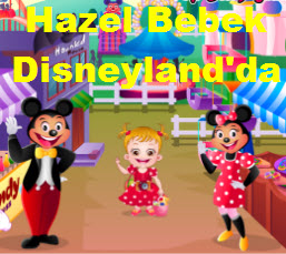 Hazel Bebek Disneyland'da