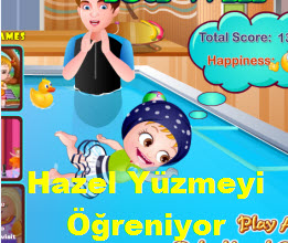 Hazel Yüzmeyi Öğreniyor