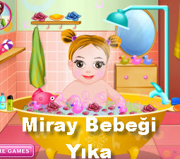 Miray Bebeği Yıka