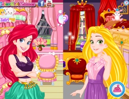 Oda Arkadaşı Ariel Ve Rapunzel