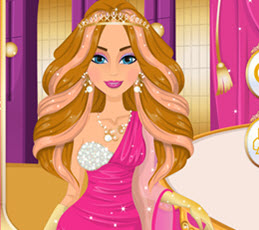 Prenses Barbie Renkli Saçları