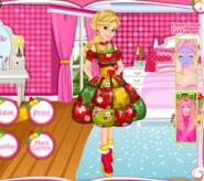 Barbie'nin Yamalı Yeni Yıl Kostümü