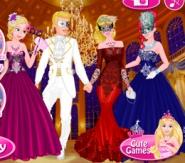 Barbie Ve Prensesler Maskeli Balo