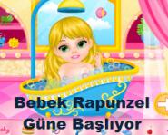 Bebek Rapunzel Güne Başlıyor