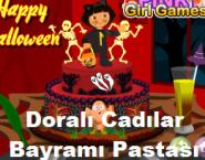 Doralı Cadılar Bayramı Pastası