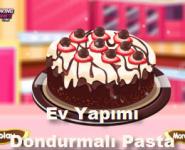 Ev Yapımı Dondurmalı Pasta