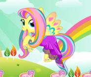 Fluttershy Rengarenk Pony