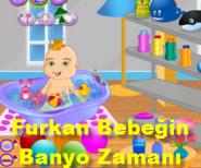 Furkan Bebeğin Banyo Zamanı