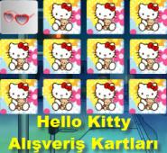 Hello Kitty Alış Veriş Kartları