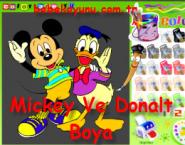 Mickey Ve Donalt Boya