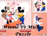 Minnie Ve Mickey Puzzle