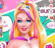 Süper Barbie'nin Gerçekci Makyajı