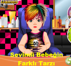 Sevimli Bebeğin Farklı Tarzı