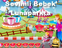 Sevimli Bebek Lunaparkta