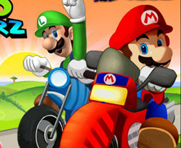 Süper Mario Motorsiklet Yarışında