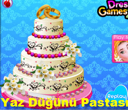 Yaz Düğünü Pastası